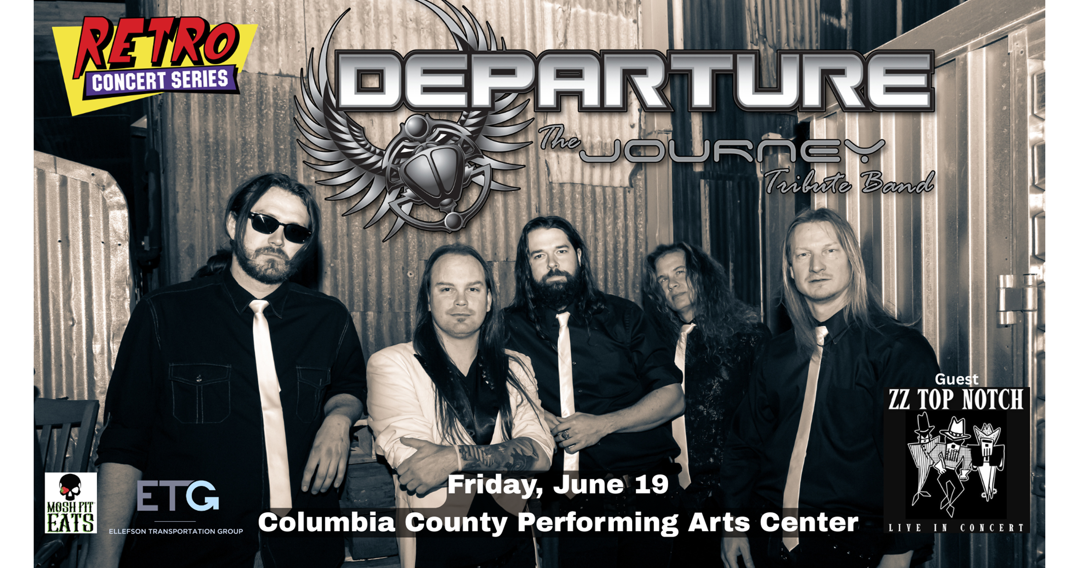Departure: The Journey Tribute + ZZ Top Notch at Columbia County Performing Arts Center – Evans, GA
