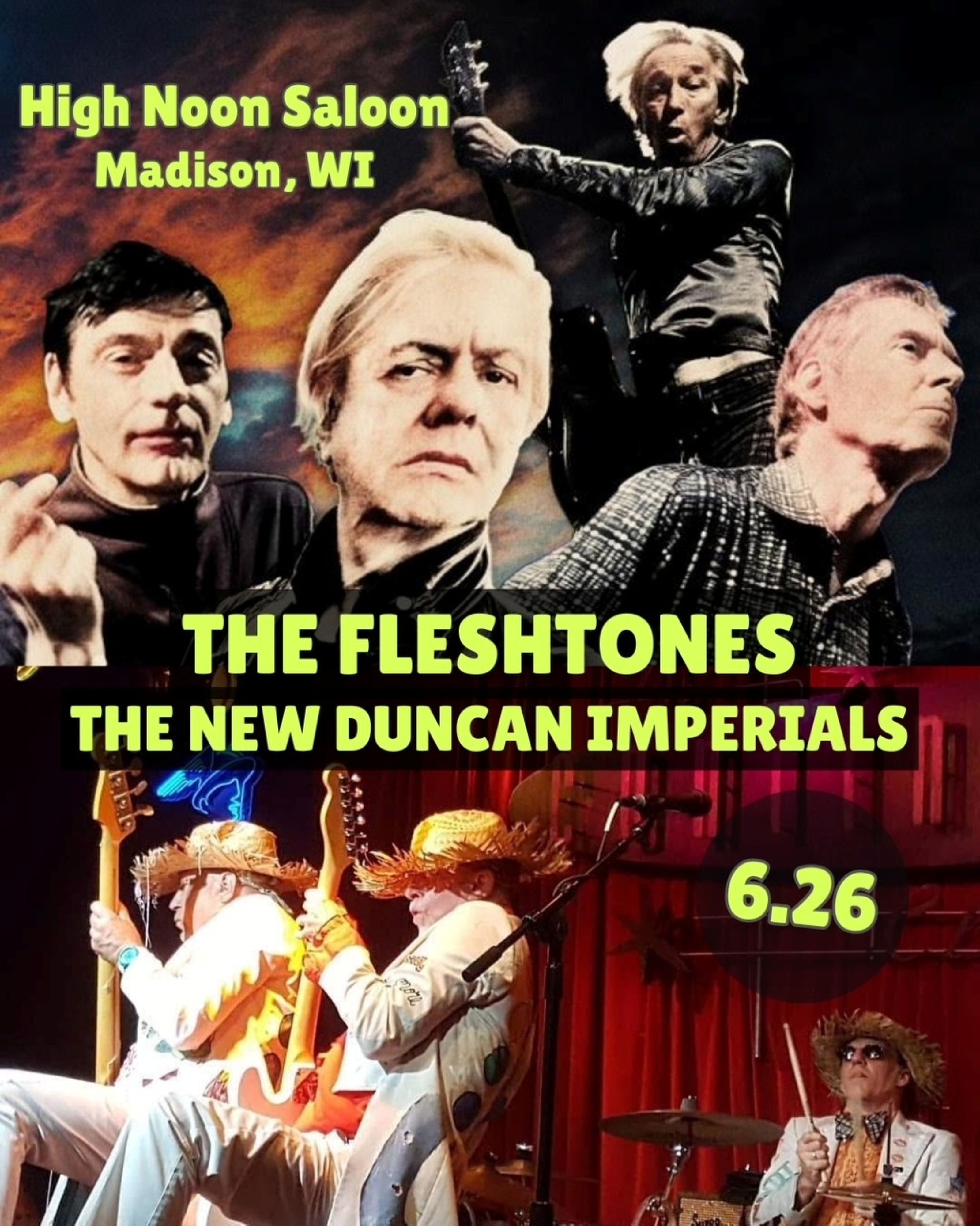 The Fleshtones and New Duncan Imperials at High Noon Saloon – Madison, WI