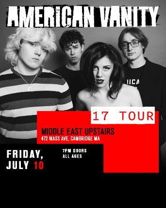 American Vanity at Middle East – Upstairs – Cambridge, MA