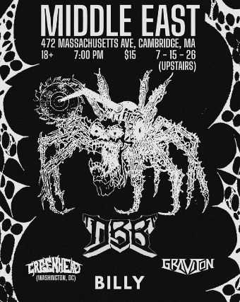 DBB, Greenhead, Graviton, Billy at Middle East – Upstairs – Cambridge, MA