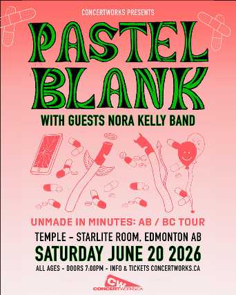 Pastel Blank w/ Nora Kelly Band at The Starlite Room – Temple – Edmonton, Canada