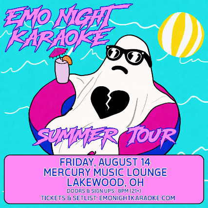 EMO NIGHT KARAOKE at The Mercury Music Lounge – Lakewood, OH