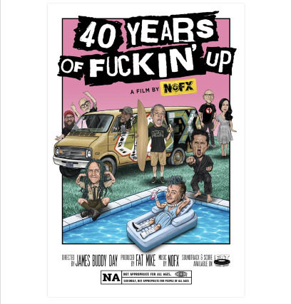 40 YEARS OF FUC#IN’ UP – A NOFX Film Sreening at Sidestage – Winnipeg, Canada