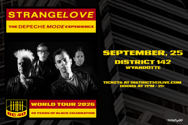STRANGELOVE – The Depeche Mode Experience at District 142 – Wyandotte, MI