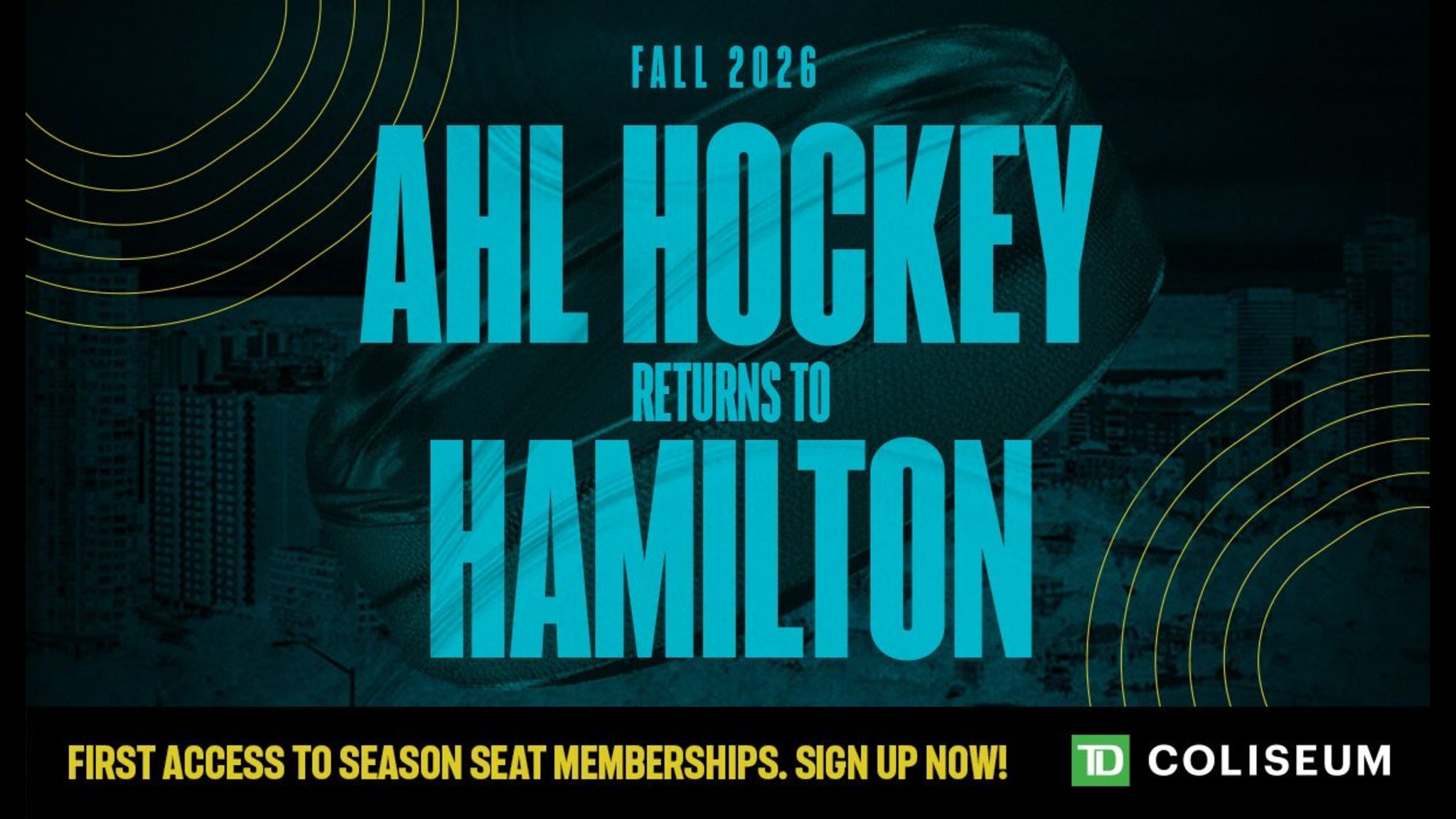 AHL DEPOSIT at TD Coliseum – Hamilton, Canada